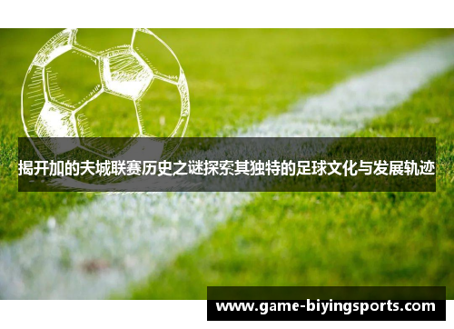 揭开加的夫城联赛历史之谜探索其独特的足球文化与发展轨迹